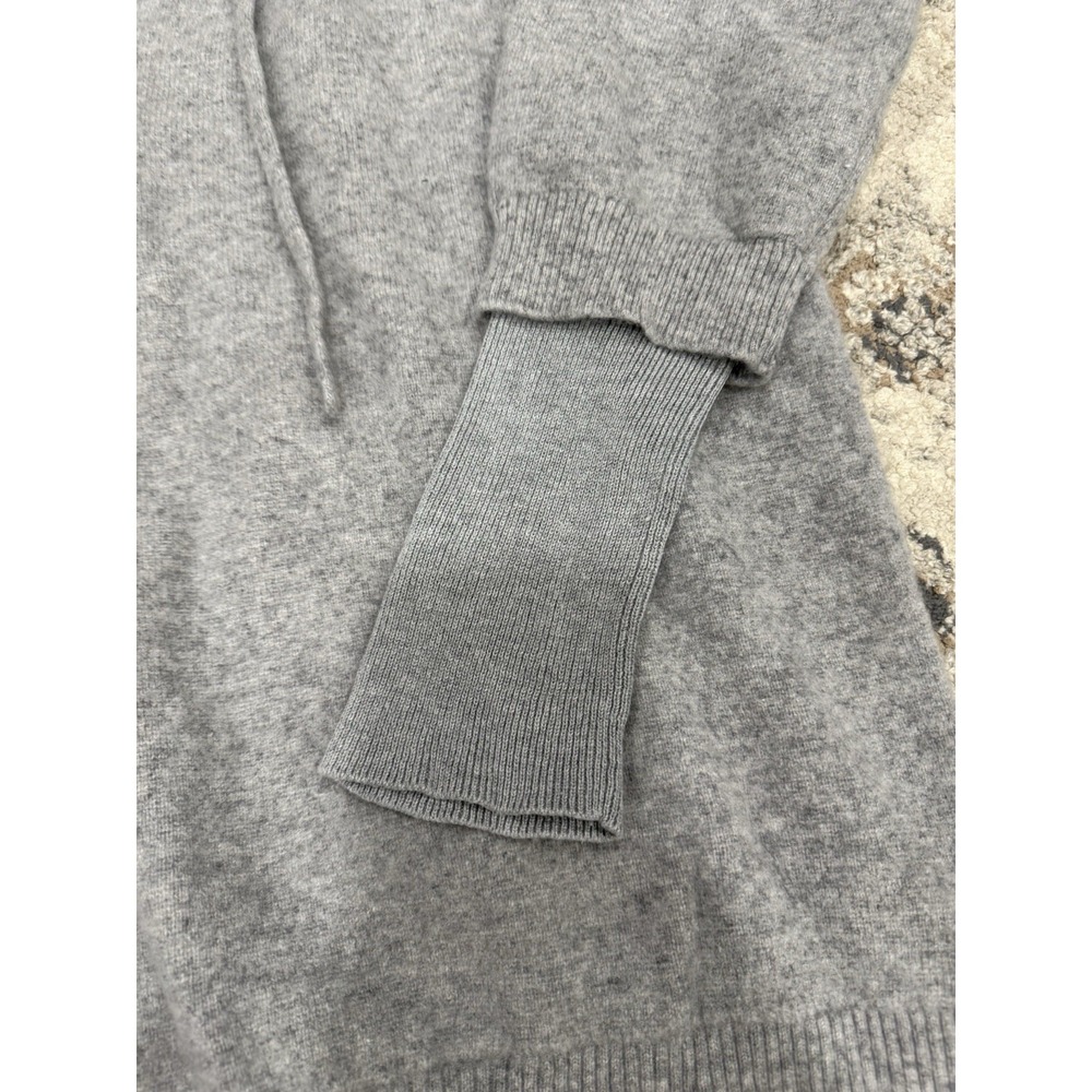 NAADAM Layered 100% Cashmere Hoodie Oversized Sweater in Grey Color sz M $465 - Picture 3 of 10